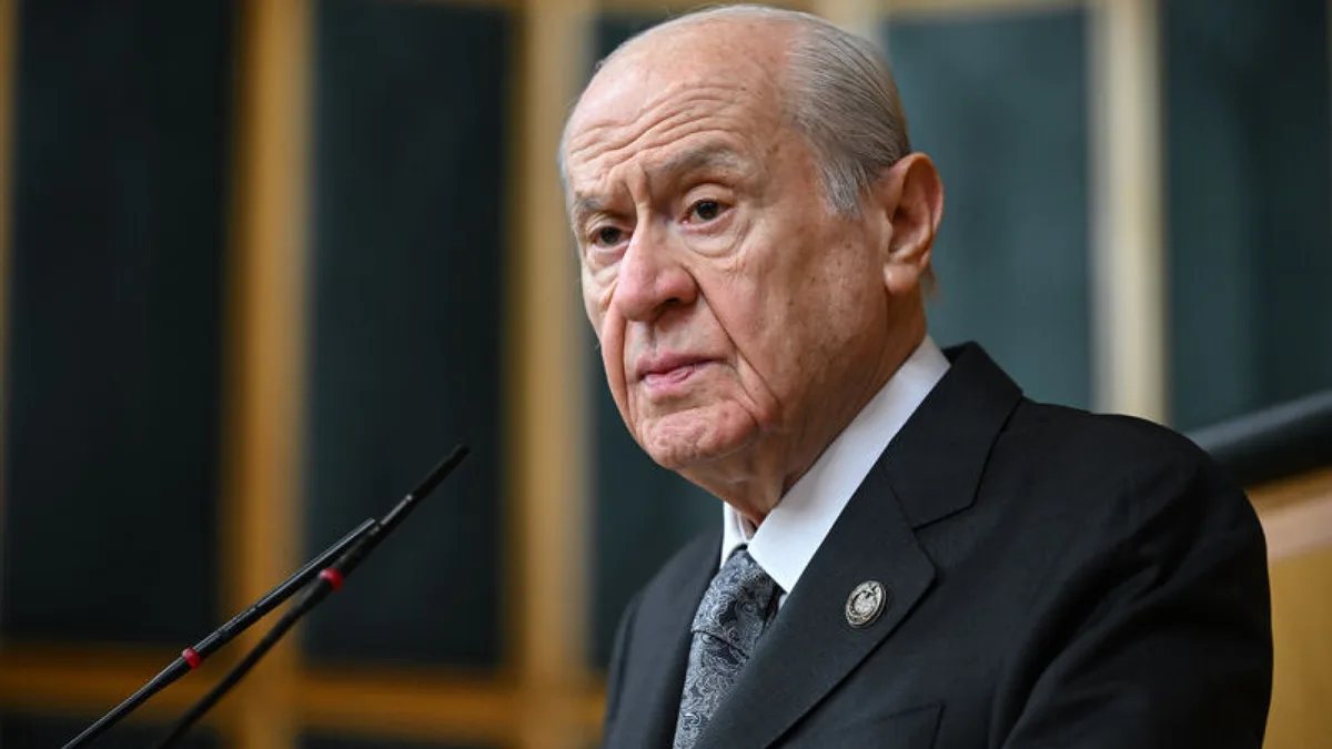 MHP Genel Başkanı Devlet Bahçeli TBMM grup toplantısında konuşurken