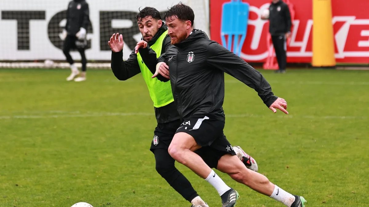 Beşiktaş'tan Trabzonspor maçı için ilk idman
