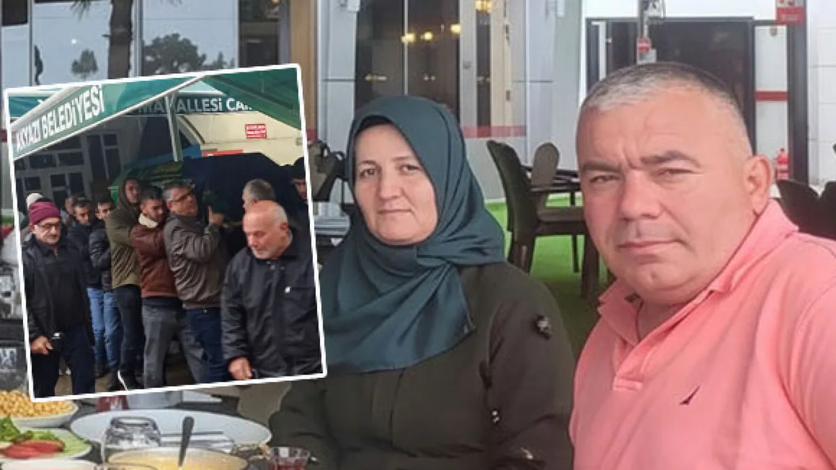 Cenaze töreninde toprağa verilen Betül Arık'ın anıldığı Akyazı Yağcılar Mahallesi Camii