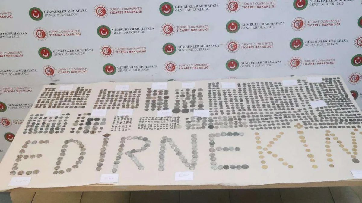 Edirne'de 7 bin 160 tarihi eser ele geçirildi