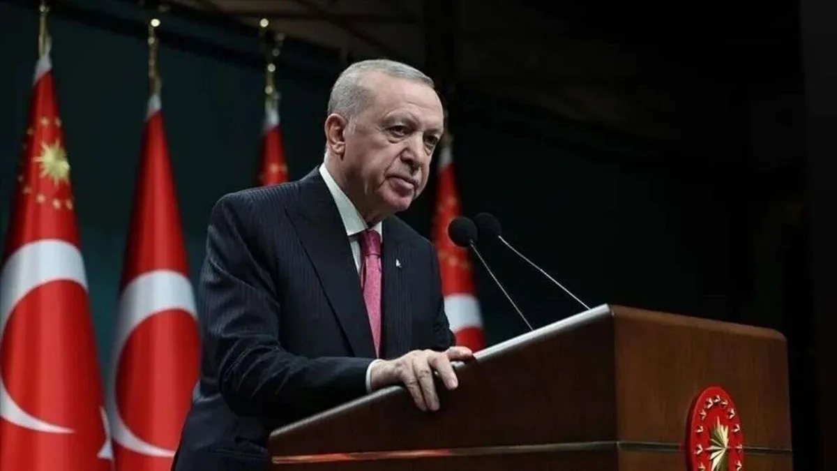 Cumhurbaşkanı Recep Tayyip Erdoğan'ın taziye mesajı paylaşımı