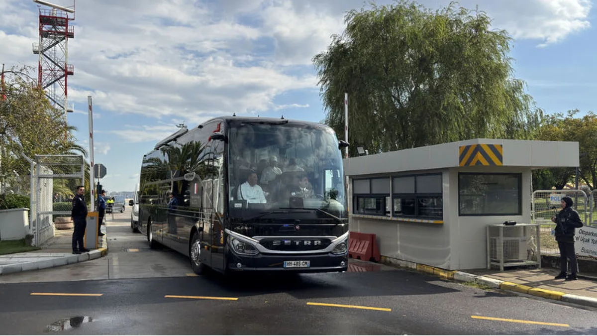 Fransa Milli Takımı Uluslar Ligi maçı için İstanbul'da