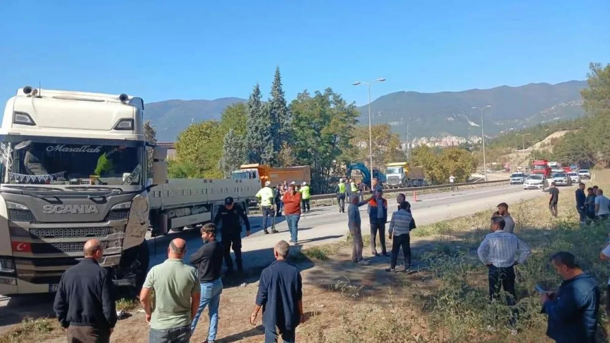 Karabük'te zincirleme trafik kazası: 1 yaralı