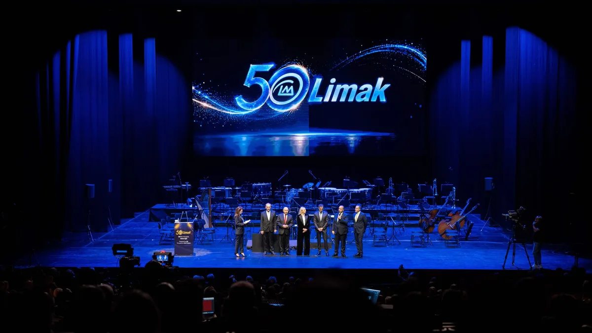 Limak Holding 50. yılını İstanbul'da kutladı