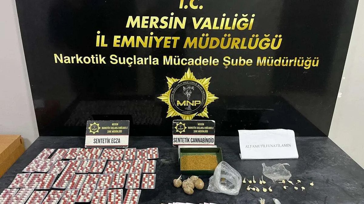 Mersin'de uyuşturucu operasyonu: 4 tutuklama