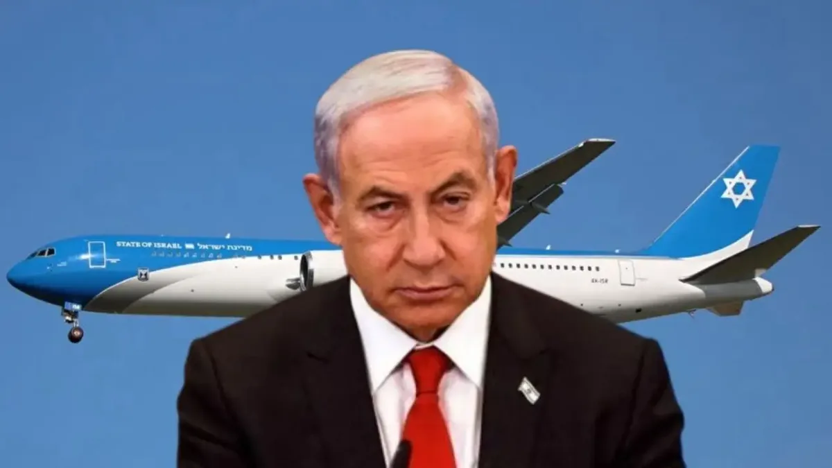 Netanyahu'nun uçağı yine Avrupa hava sahasından geçti