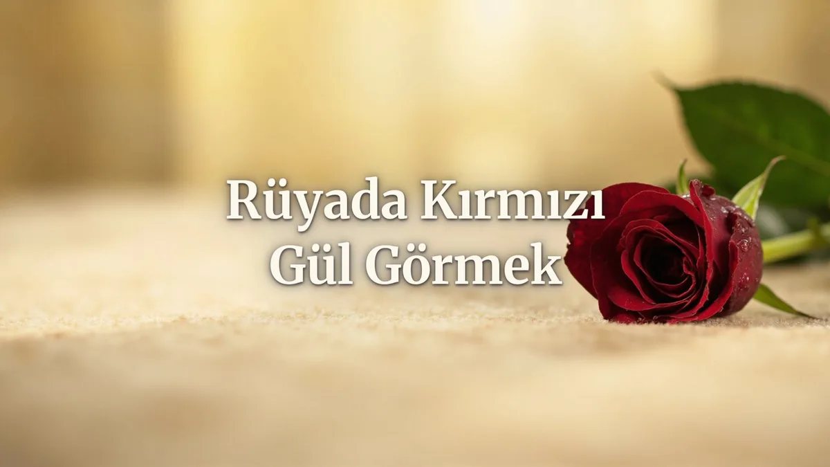Rüyada kırmızı gül görmek ne anlama gelir?