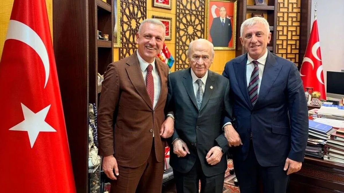 Saral ve Sarıalioğlu'ndan Bahçeli'ye ziyaret